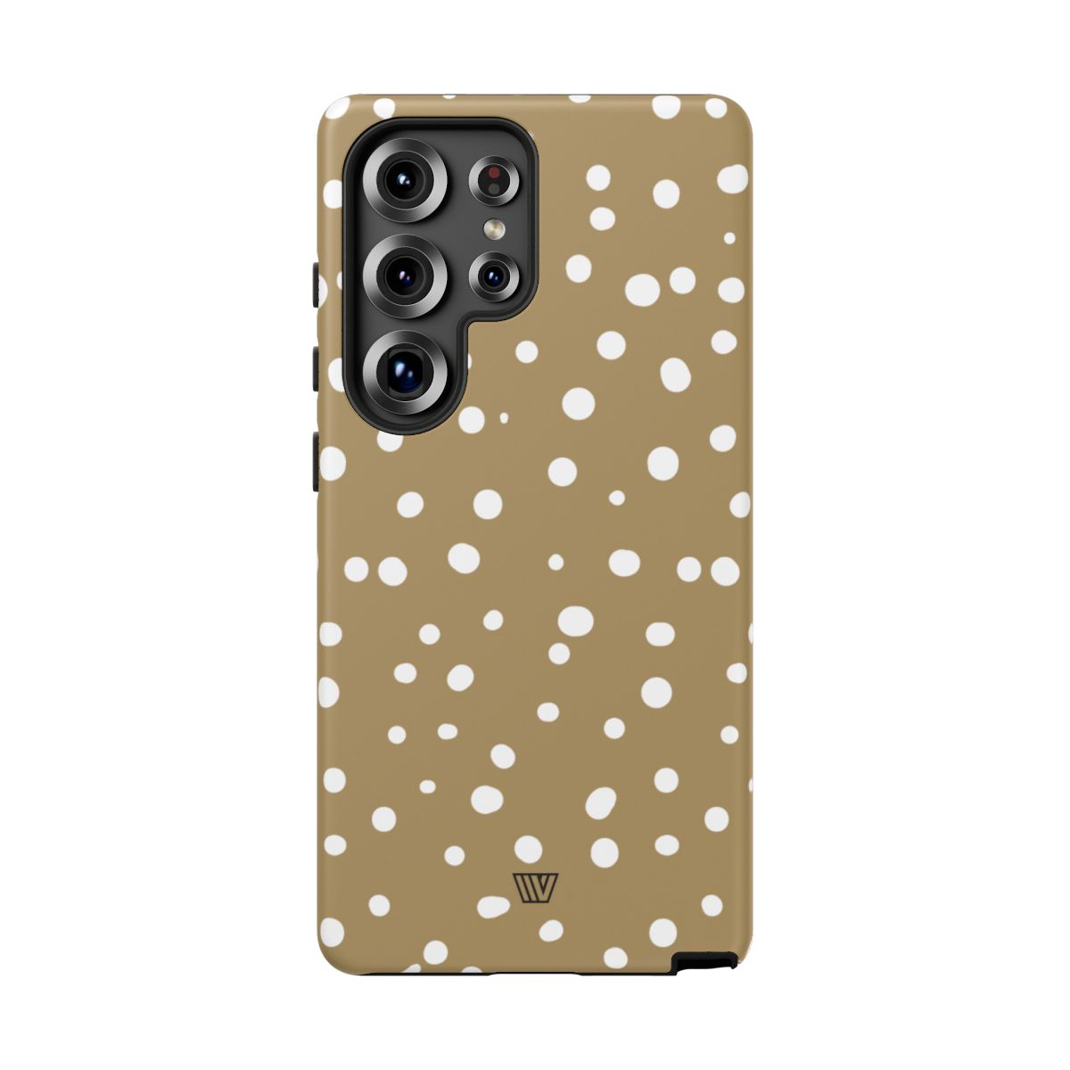 DARK BEIGE DOTS | Tough Phone Case