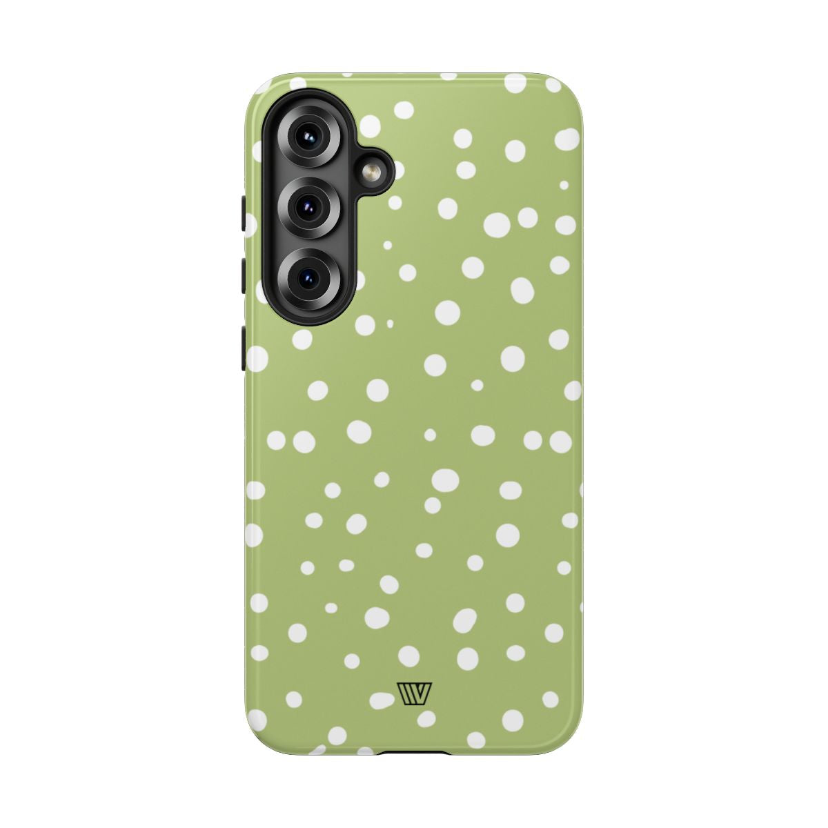 PALE OLIVE DOTS | Tough Phone Case