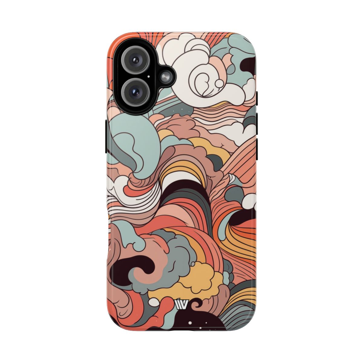 ABSTRACT DOODLE CLOUDS | Tough Phone Case