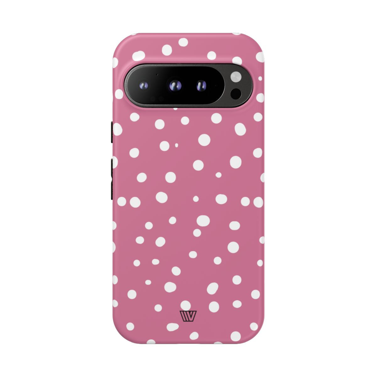 BLUSH RED DOTS | Tough Phone Case