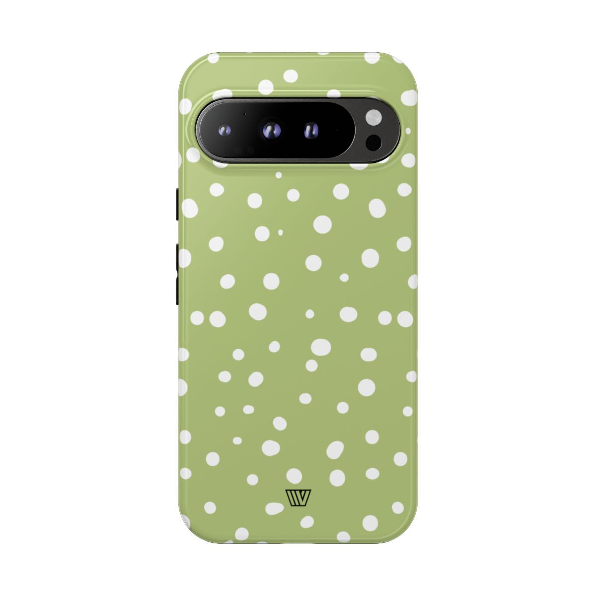 PALE OLIVE DOTS | Tough Phone Case