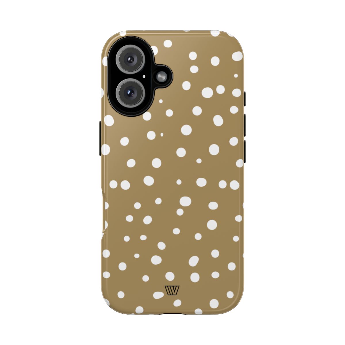 DARK BEIGE DOTS | Tough Phone Case