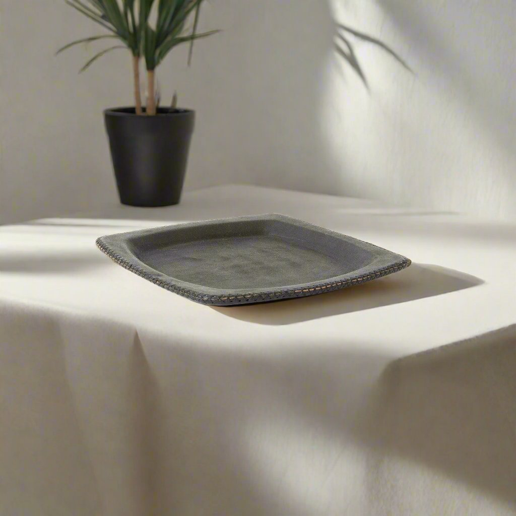 Chulina | 9" Square Leather Tray
