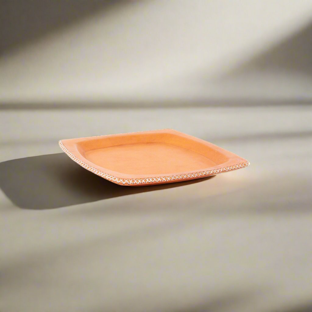 Chulina | 9" Square Leather Tray