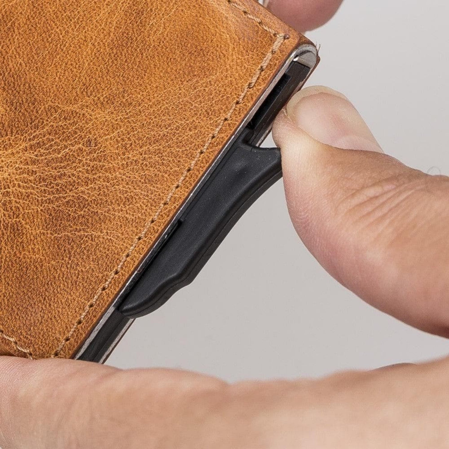 Telluride Leather Popup Cardholder for Men and Women