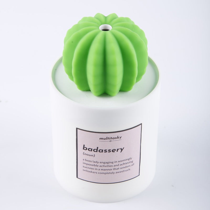 Badassery Cactus Humidifier Lamp
