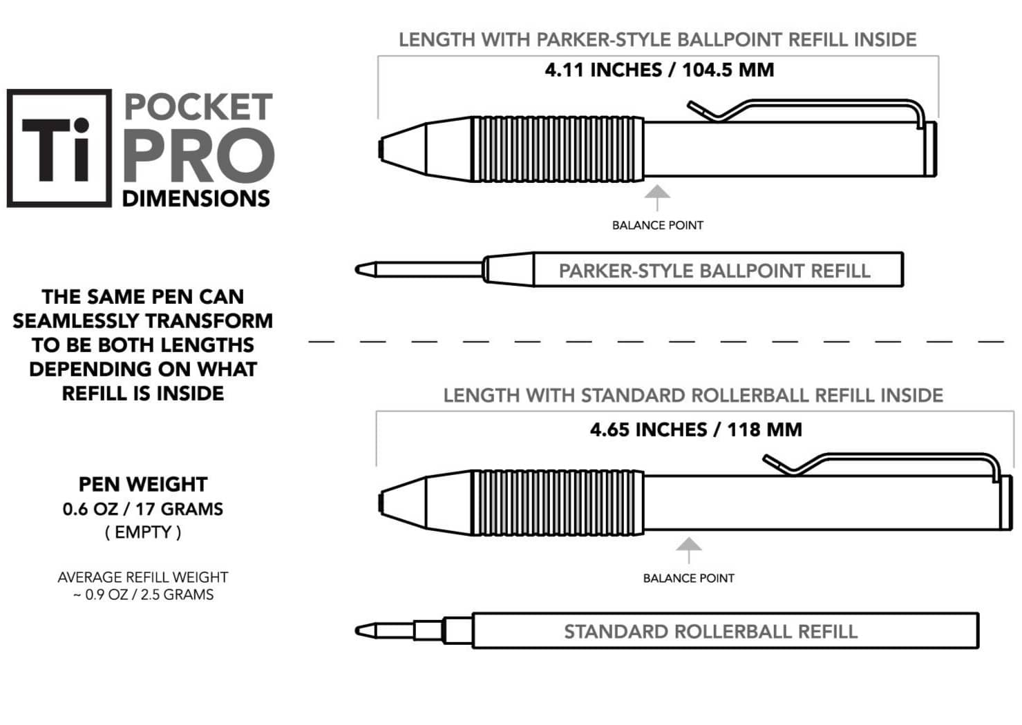 Pocket Pro Pen: The Auto Adjusting EDC Pen