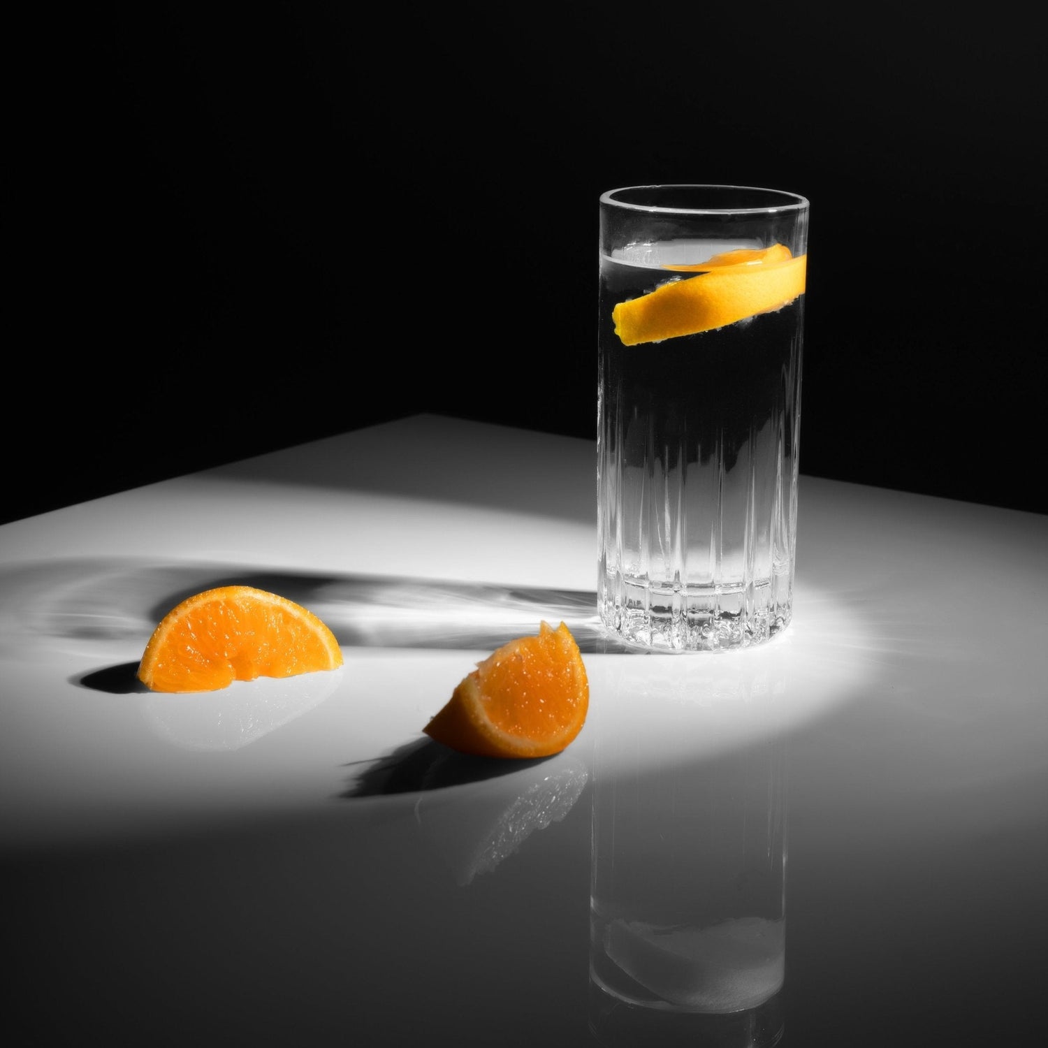 Traze Tom Collins Crystal Cut Glasses - 11.5 Oz