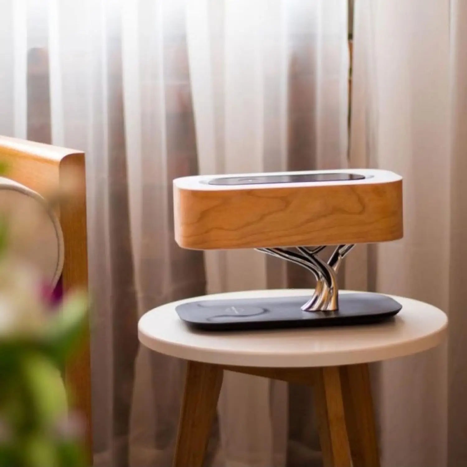 Tree Table Lamp - Bluetooth Speaker & Wireless Charger