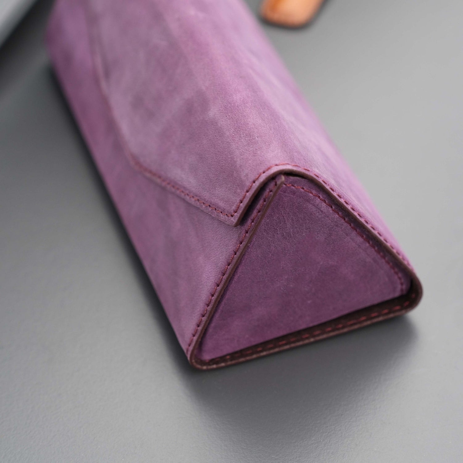 Triangle Leather Glasses Case – Vintage Eyewear Holder