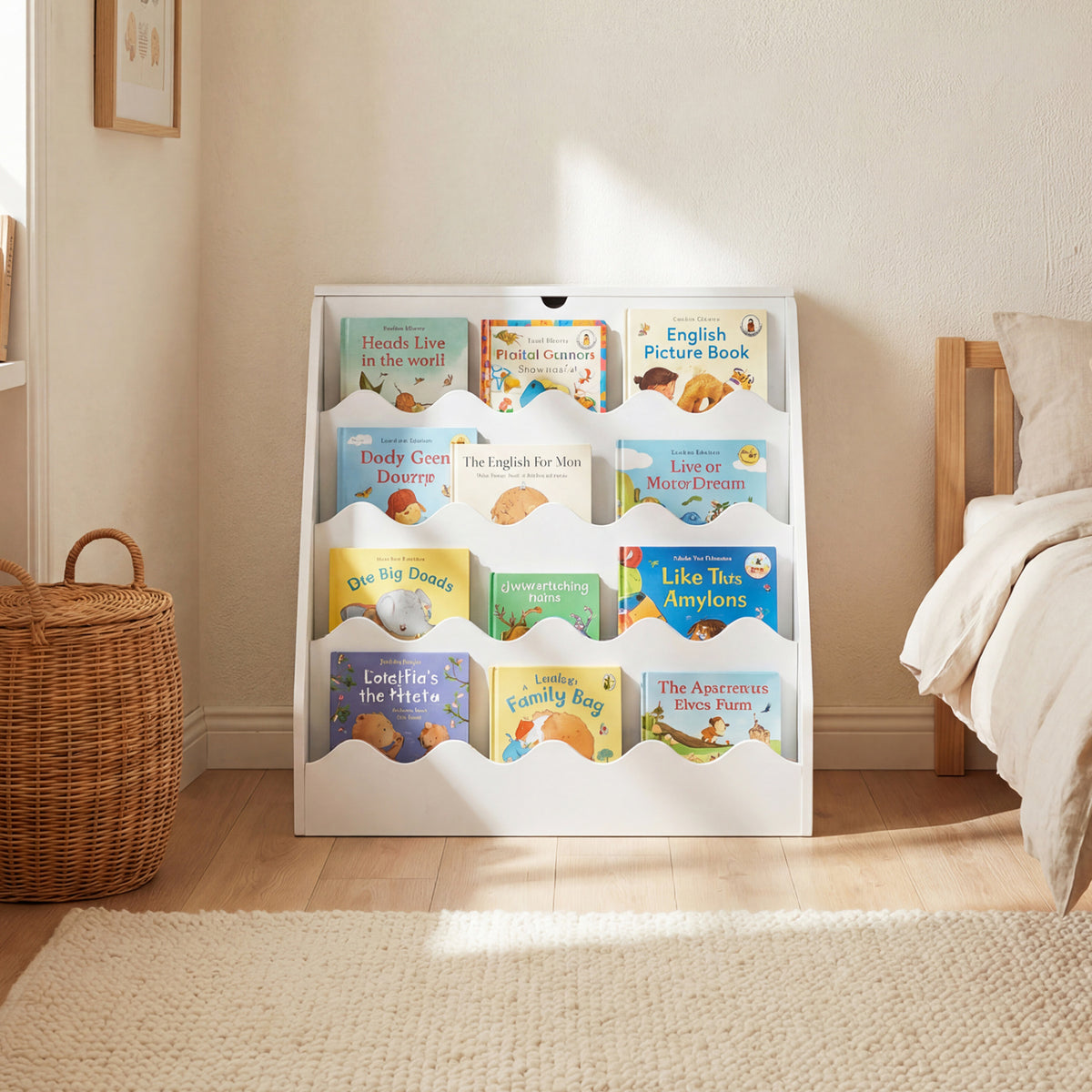 2-In-1 Kids Bookshelf & Toy Storage Organizer