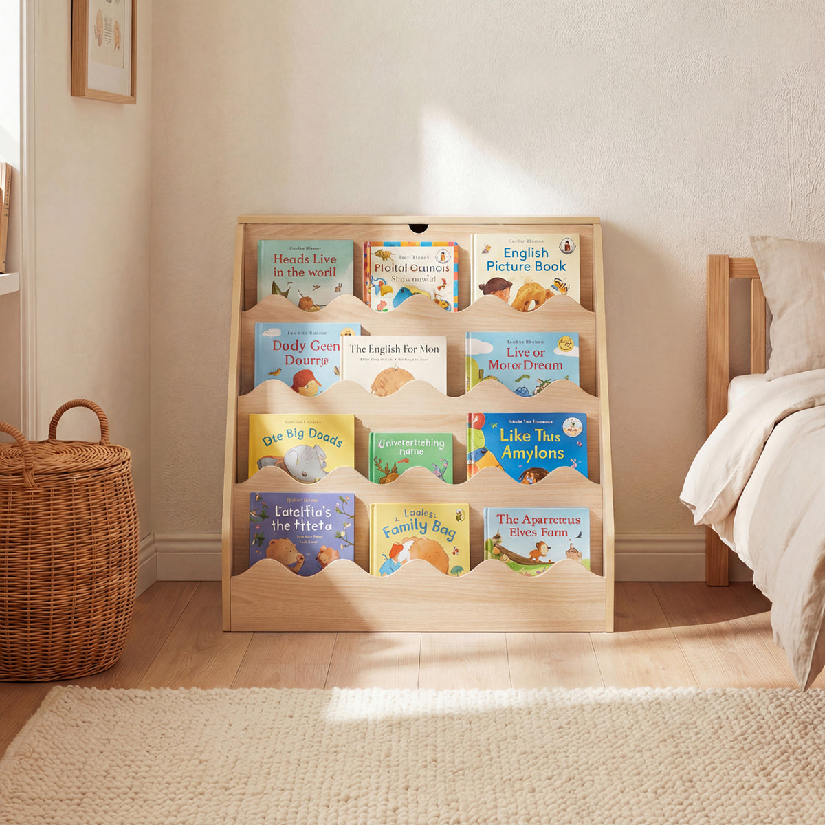 2-In-1 Kids Bookshelf & Toy Storage Organizer