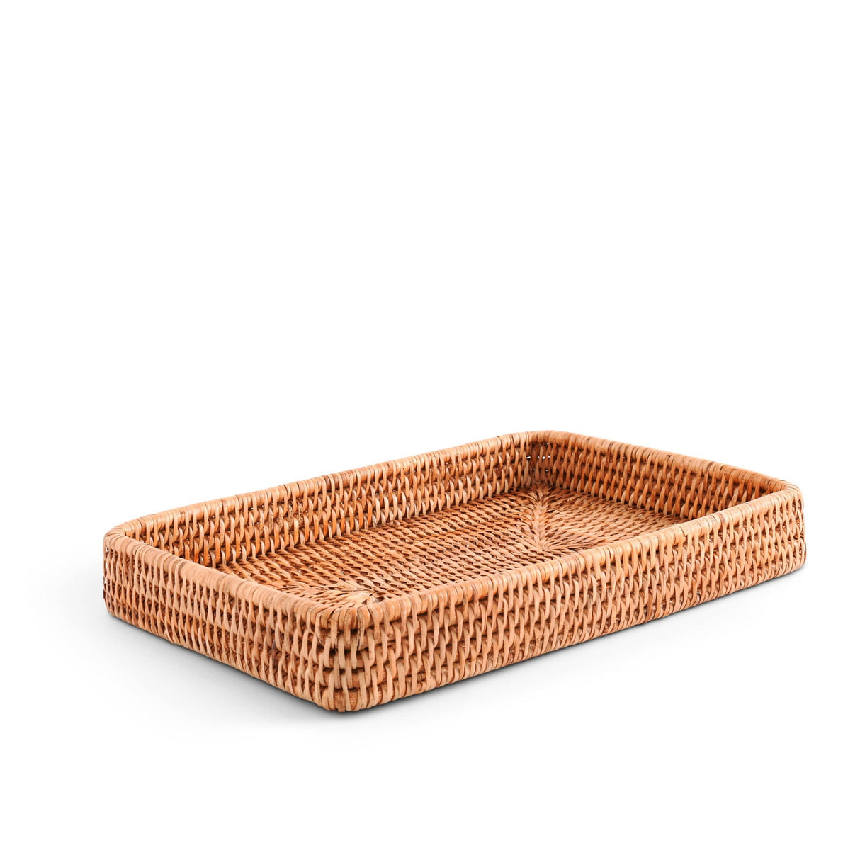 Catchall Tray Hand Woven Wicker Rattan