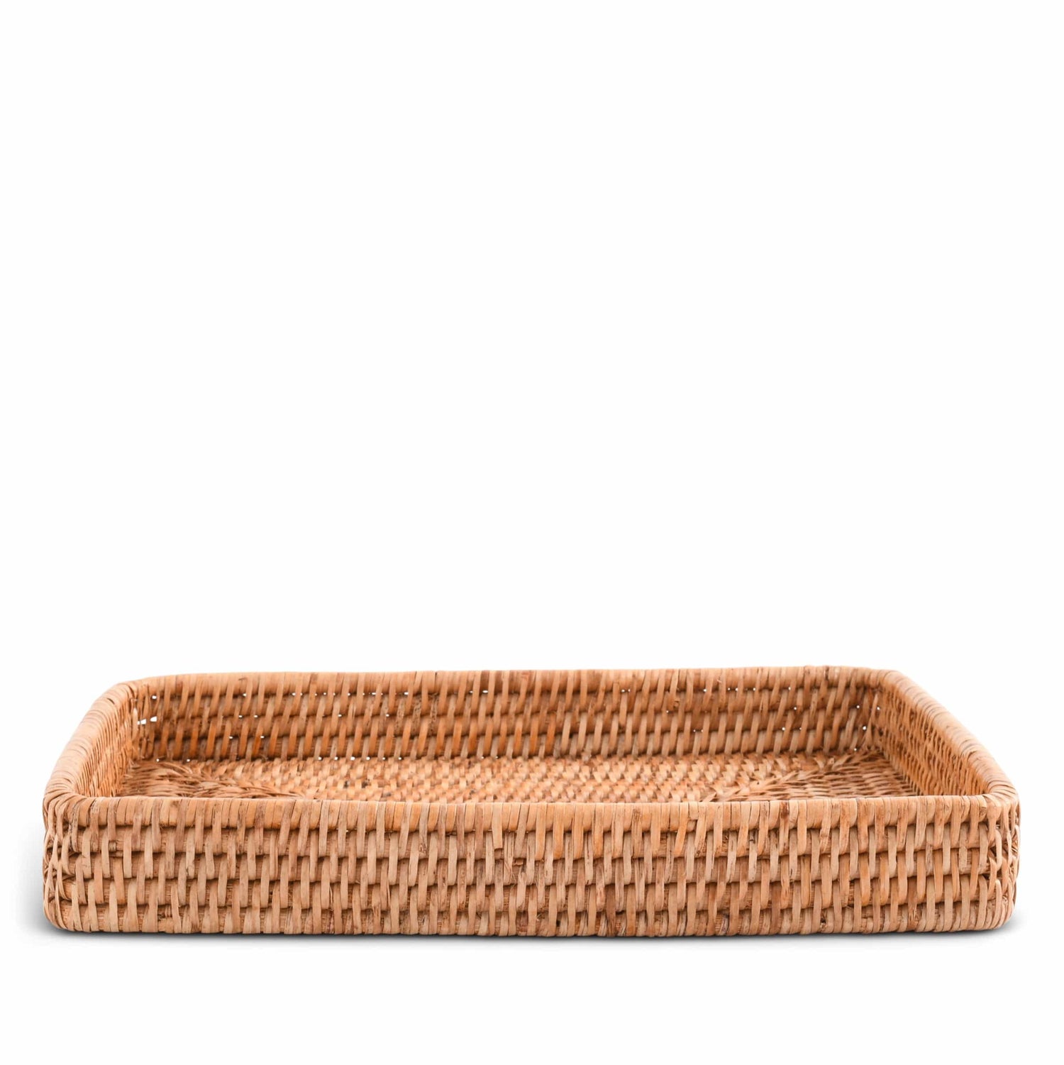 Catchall Tray Hand Woven Wicker Rattan