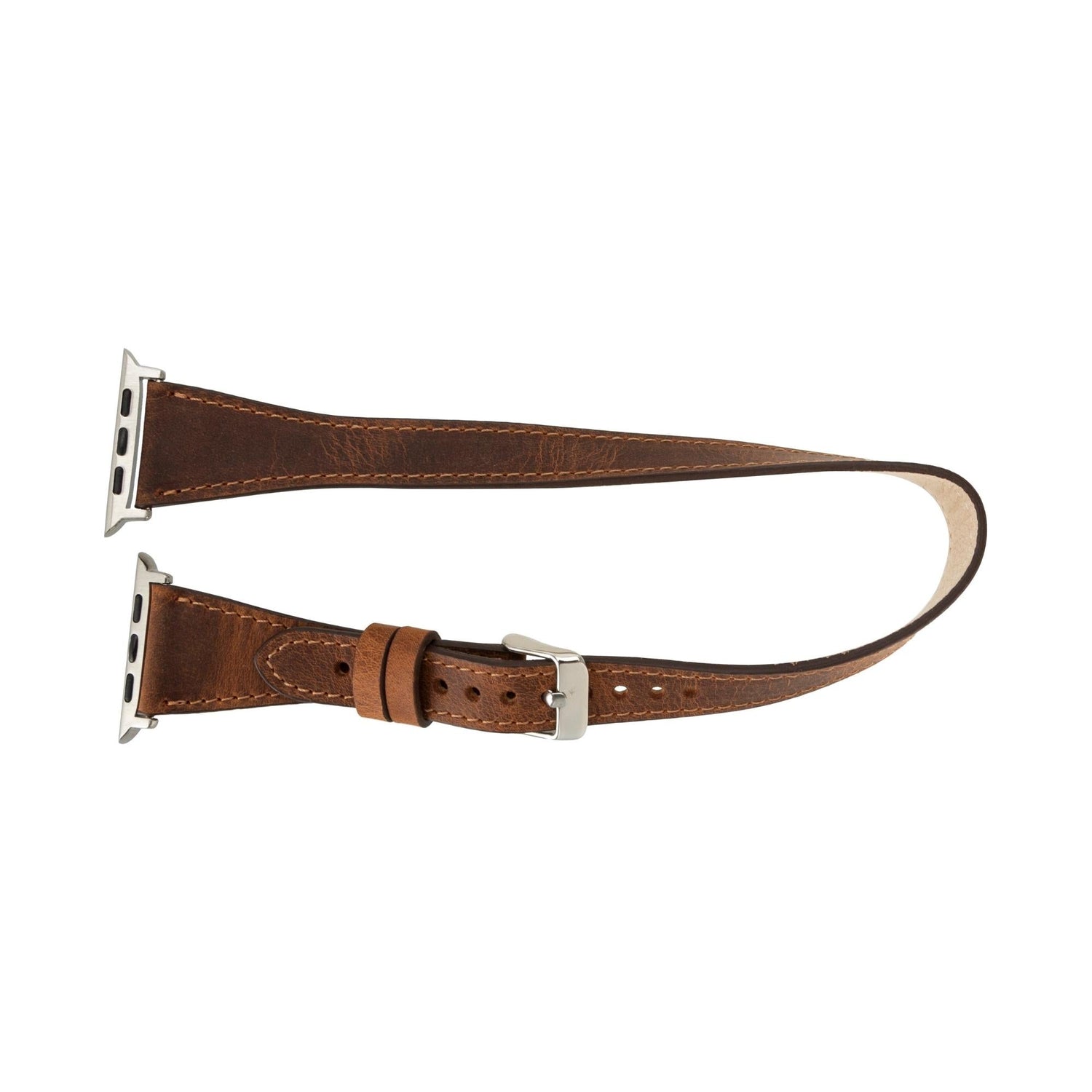 Vail Double Tour Leather Bands for Apple Watch 9, Ultra 2 and SE