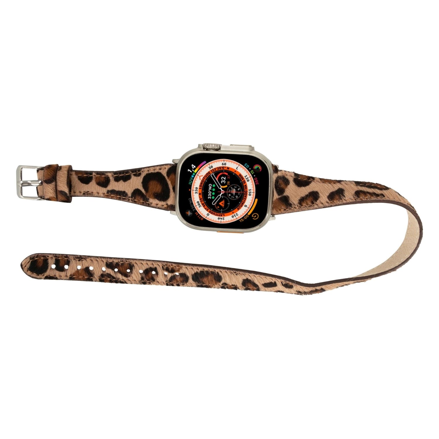 Vail Double Tour Leather Bands for Apple Watch 9, Ultra 2 and SE