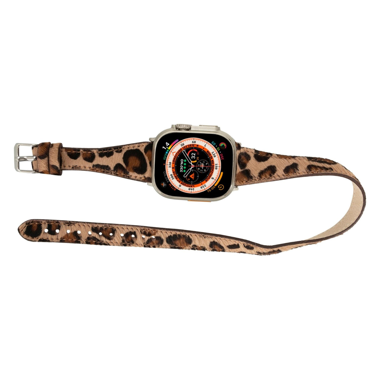 Vail Double Tour Leather Bands for Apple Watch 9, Ultra 2 and SE