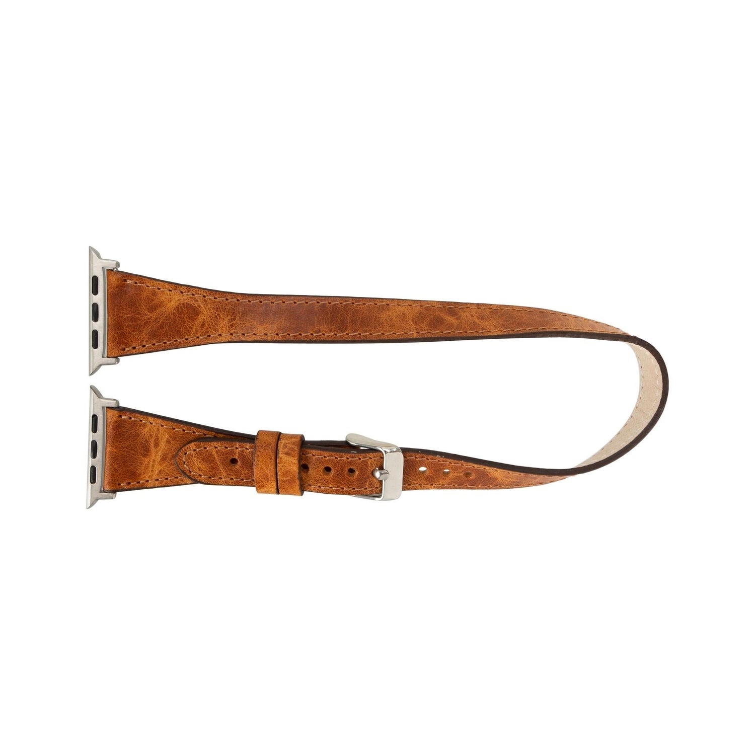 Vail Double Tour Leather Bands for Apple Watch 9, Ultra 2 and SE