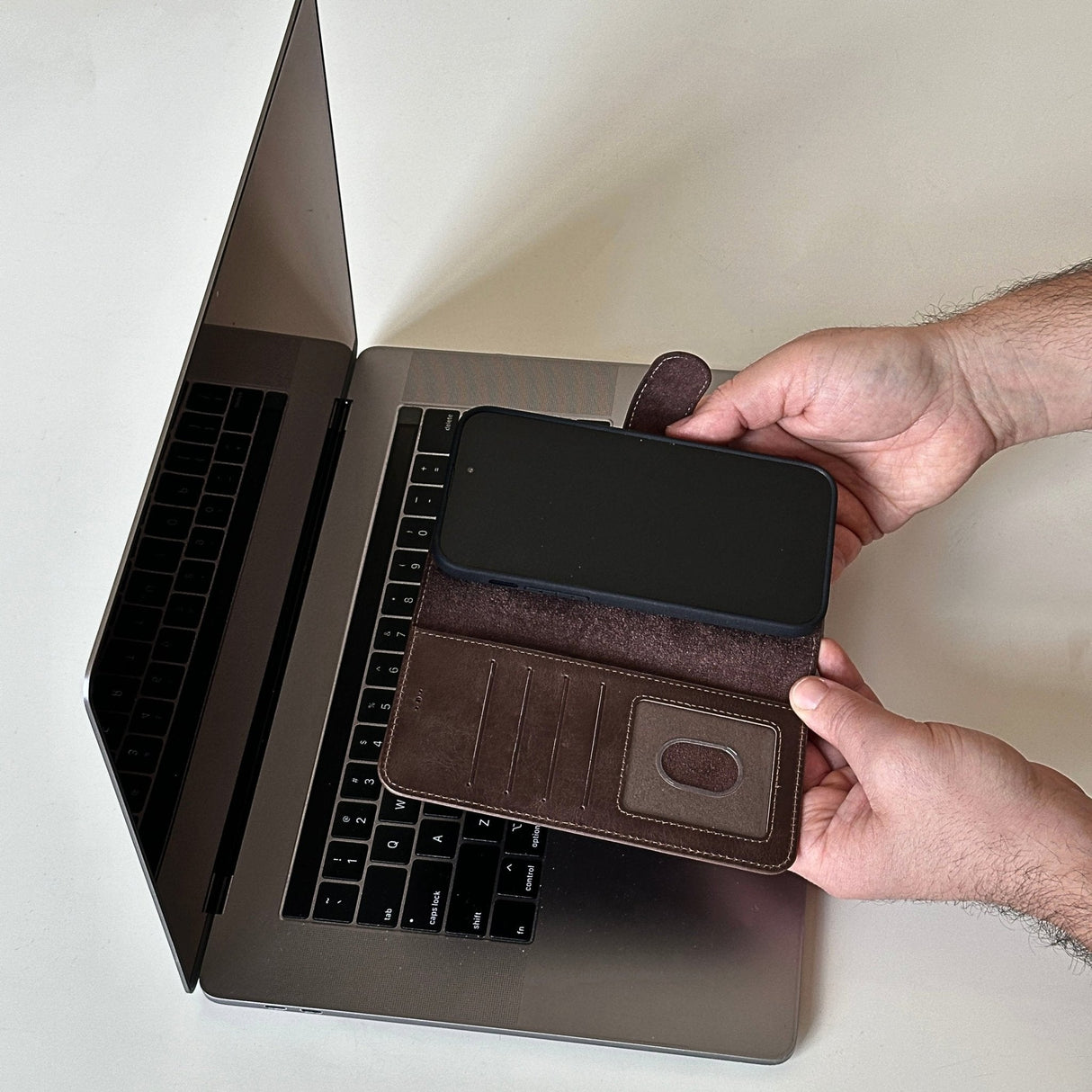 Vegas Premium Leather iPhone 15 Pro Max Wallet Case with MagSafe | Detachable RFID Blocking Luxury Wallet