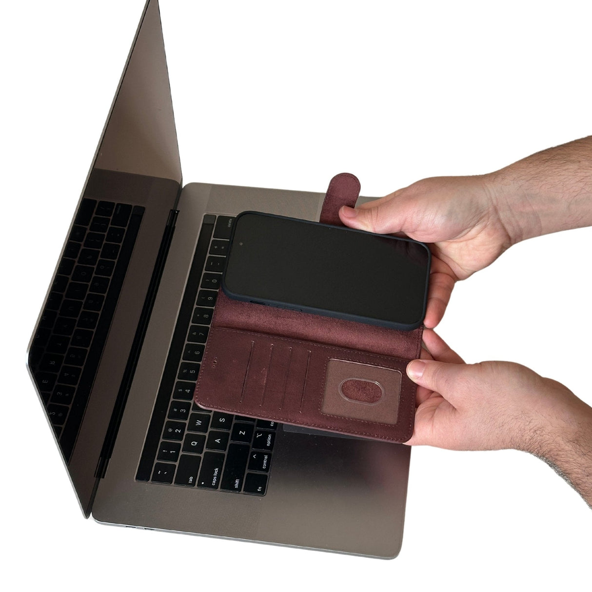 Vegas Premium Leather iPhone 15 Pro Max Wallet Case with MagSafe | Detachable RFID Blocking Luxury Wallet