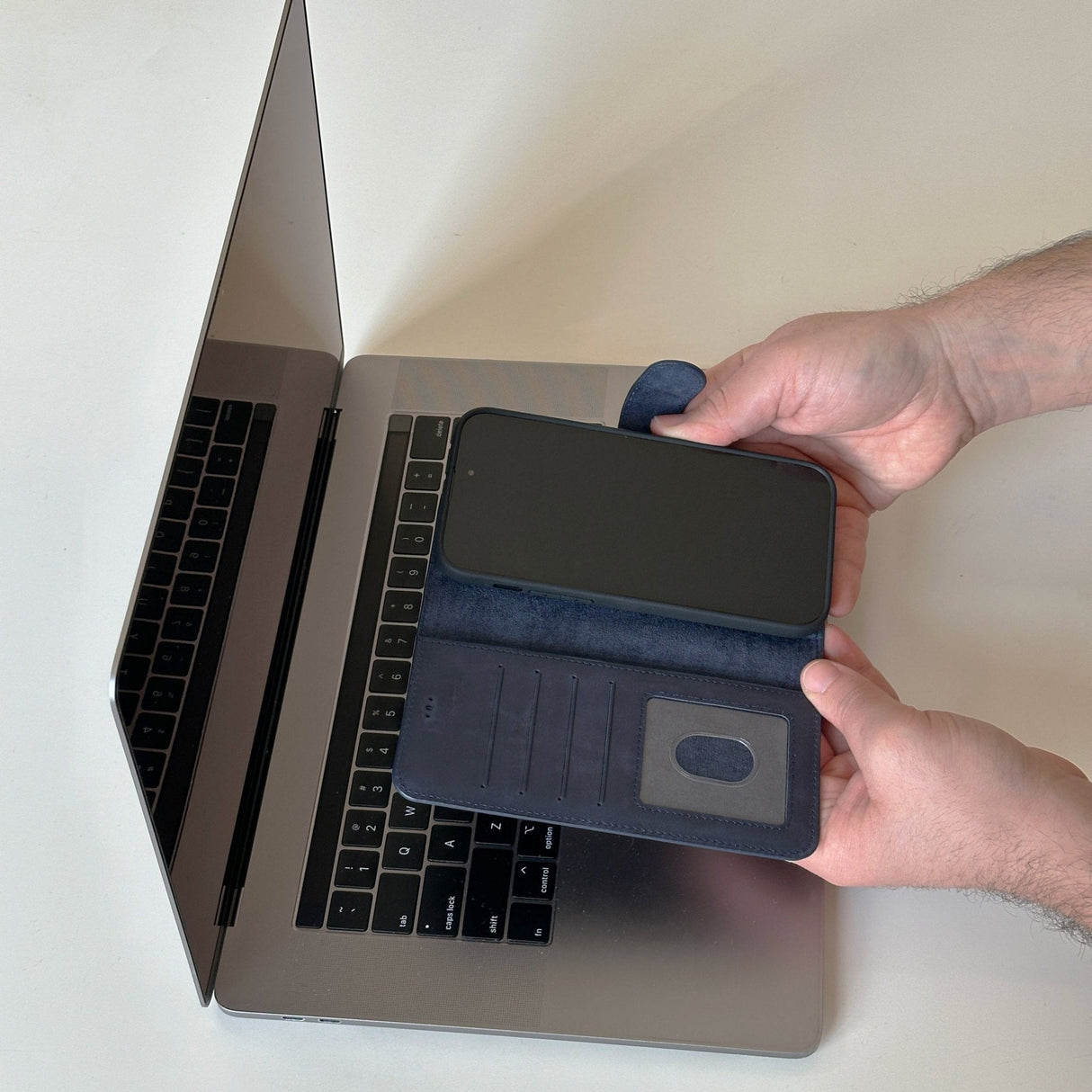 Vegas Premium Leather iPhone 15 Pro Wallet Case with MagSafe | Detachable RFID Blocking Luxury Wallet