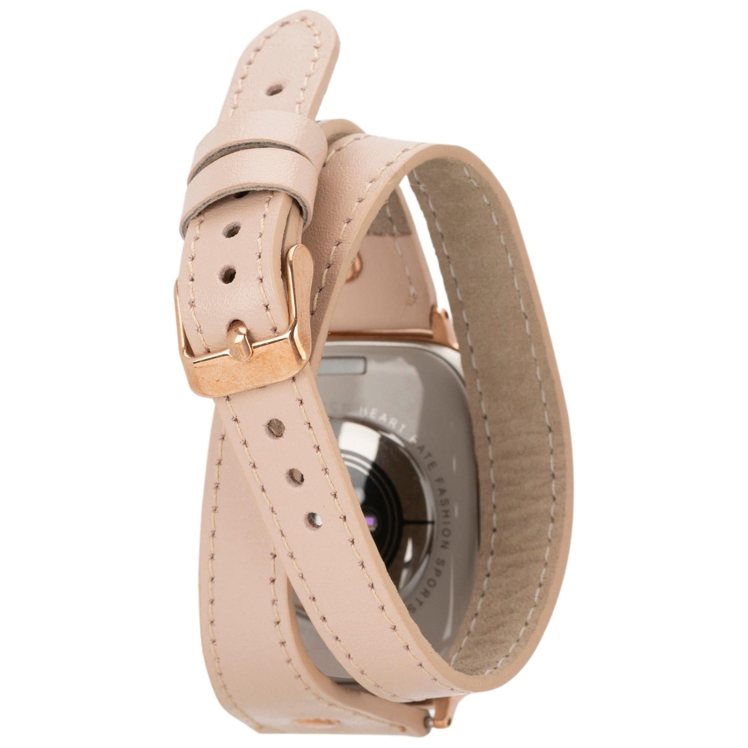 Vernon Double Tour Leather Bands for Apple Watch 9, Ultra 2 and SE