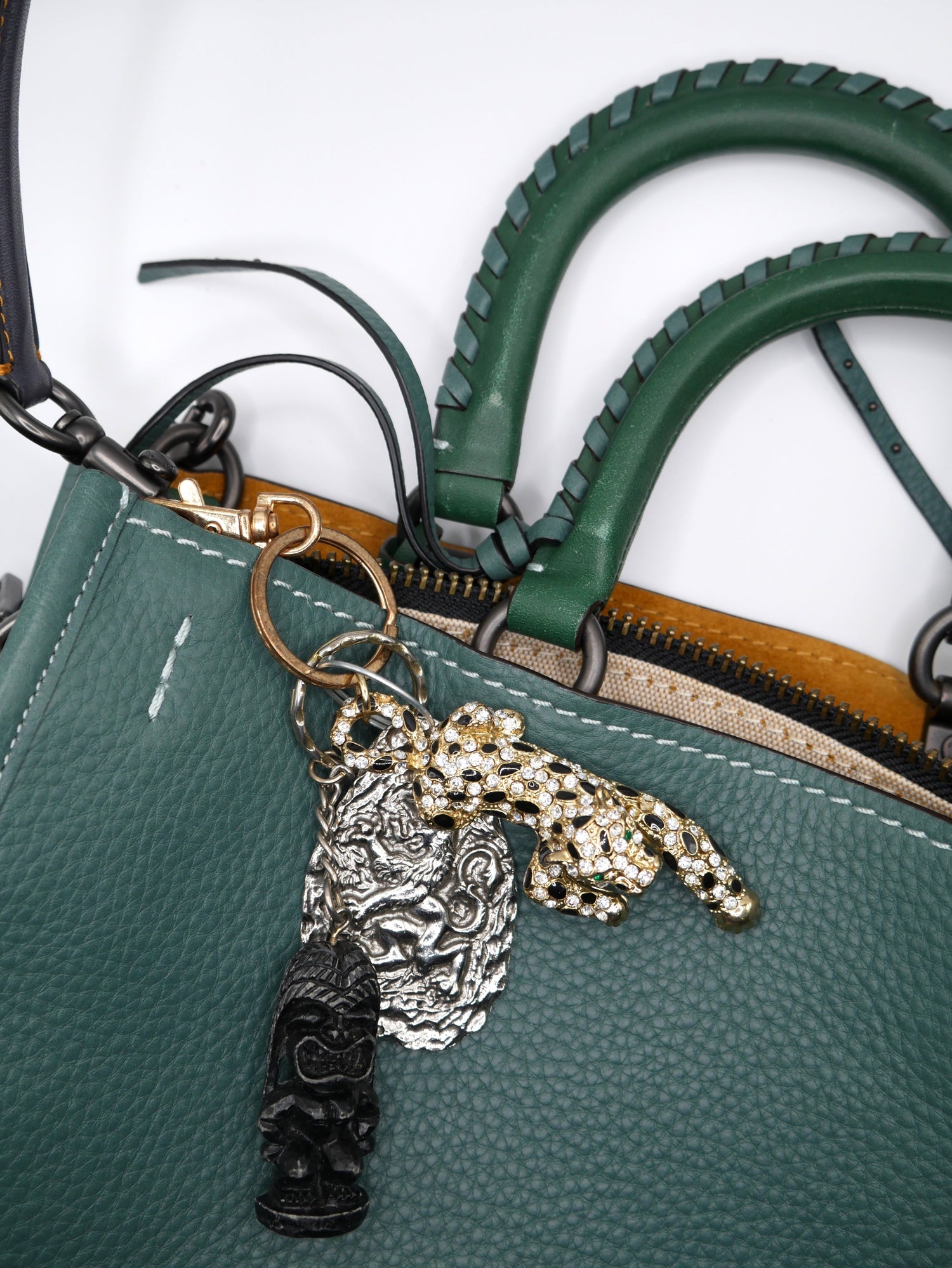 Vintage Keychain & Bag Charm Stack (Set of 3)