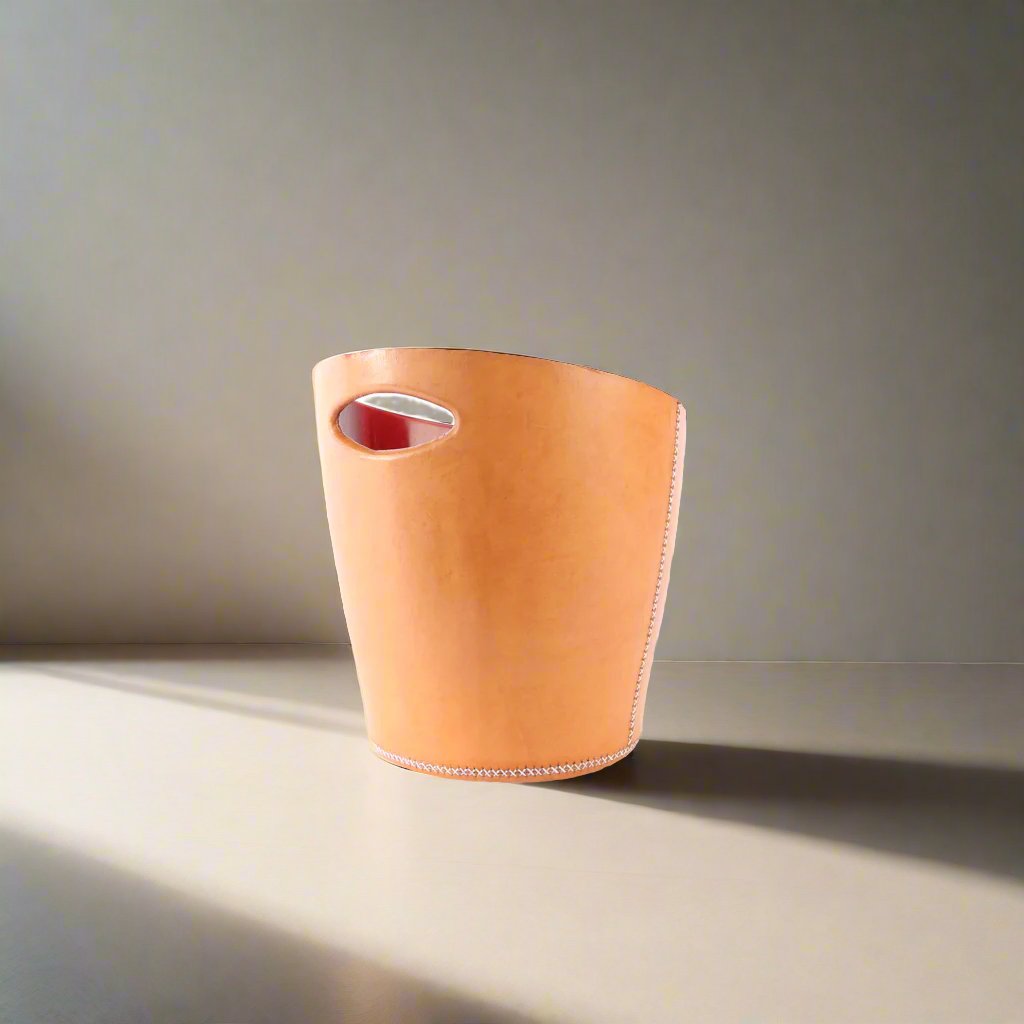 Basurero | Leather Wastebasket