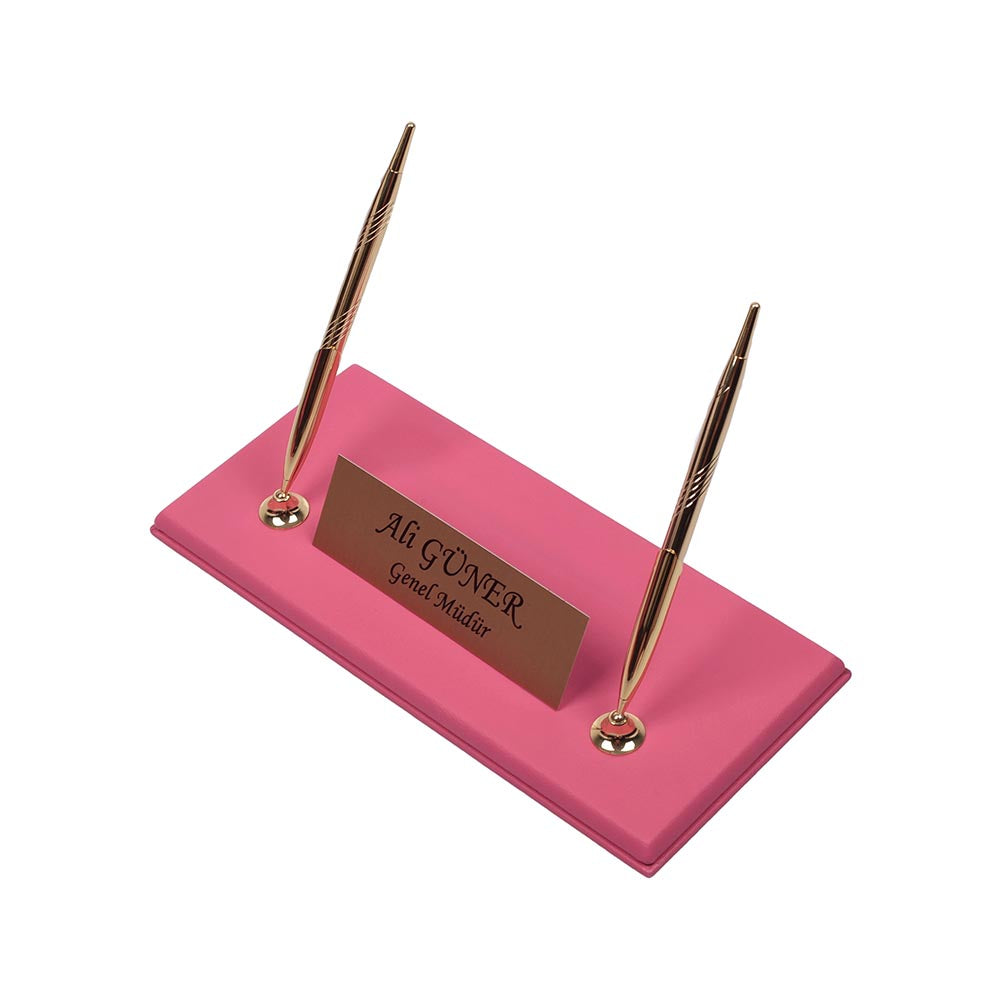 MOOG Leather Name Plate