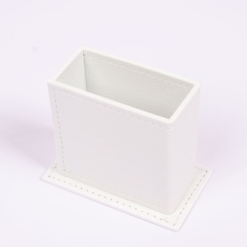 MOOG Luxury Desk Set-9 Accessories- White - 9 PCS