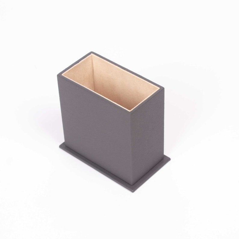 MOOG Leather Desk Set - Double Document Tray- Gray - 10 PCS