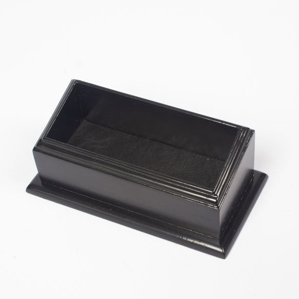 Prestij Wood Desk Set-Black Office Product-Set-Leather Desk Organizer-Combination-Best Gift-Leather Desk Set - Birthday Gift