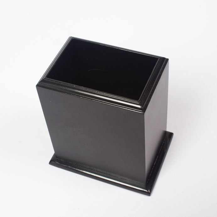 Prestij Wood Desk Set-Black Office Product-Set-Leather Desk Organizer-Combination-Best Gift-Leather Desk Set - Birthday Gift