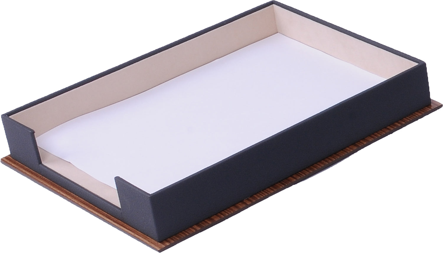 MOOG  Star Wooden & Leather Document Tray