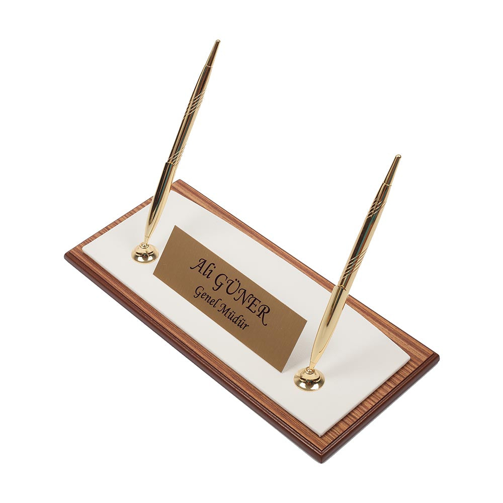 MOOG  Star Wooden Name Plate