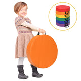 6 Pieces 15 Inch Round Toddler Floor Cushions for Kids