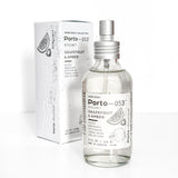 Porto-053 Room Spray – Linen & Fabric Freshener – High Fragrance Concentration – Vegan & Handmade in USA – 4 oz Clear Glass Bottle with decorative box