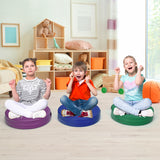 6 Pieces 15 Inch Round Toddler Floor Cushions for Kids