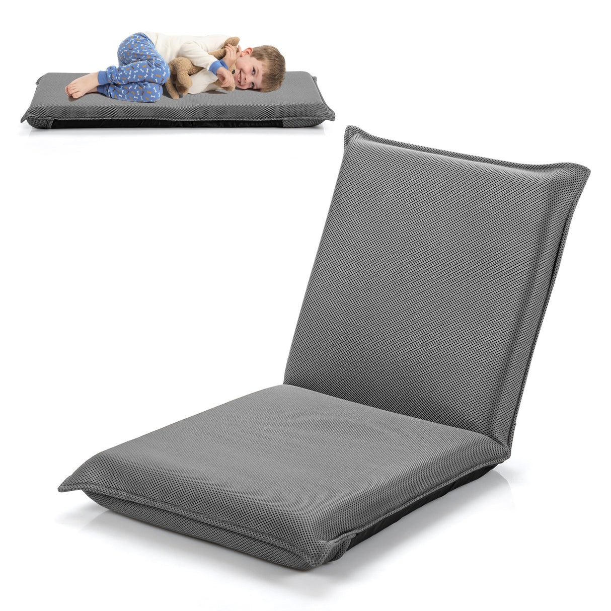 Adjustable 6 Positions Folding Lazy Man Sofa Chair Floor Chair