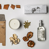 Porto-053 Room Spray – Linen & Fabric Freshener – High Fragrance Concentration – Vegan & Handmade in USA – 4 oz Clear Glass Bottle with decorative box