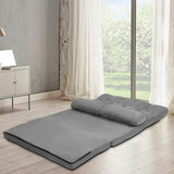 6-Position Foldable Floor Sofa Bed with Detachable Cloth Cover