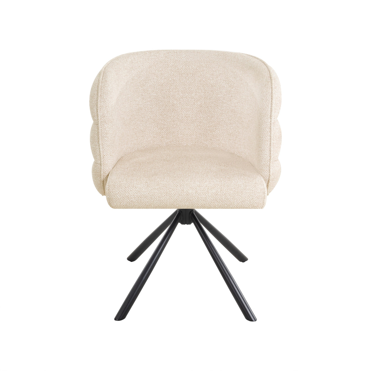 270° Swivel Home Office Desk Chairs Set of 2,Modern Dining Chairs, Upholstered Bedroom Chairs with Metal Base,Makeup Chair for Vanity, for Living Room, Bedroom,Study Room,Dining Room(Beige)