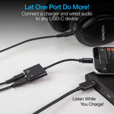 Naztech USB-C and 3.5mm Audio + Charge Adapter