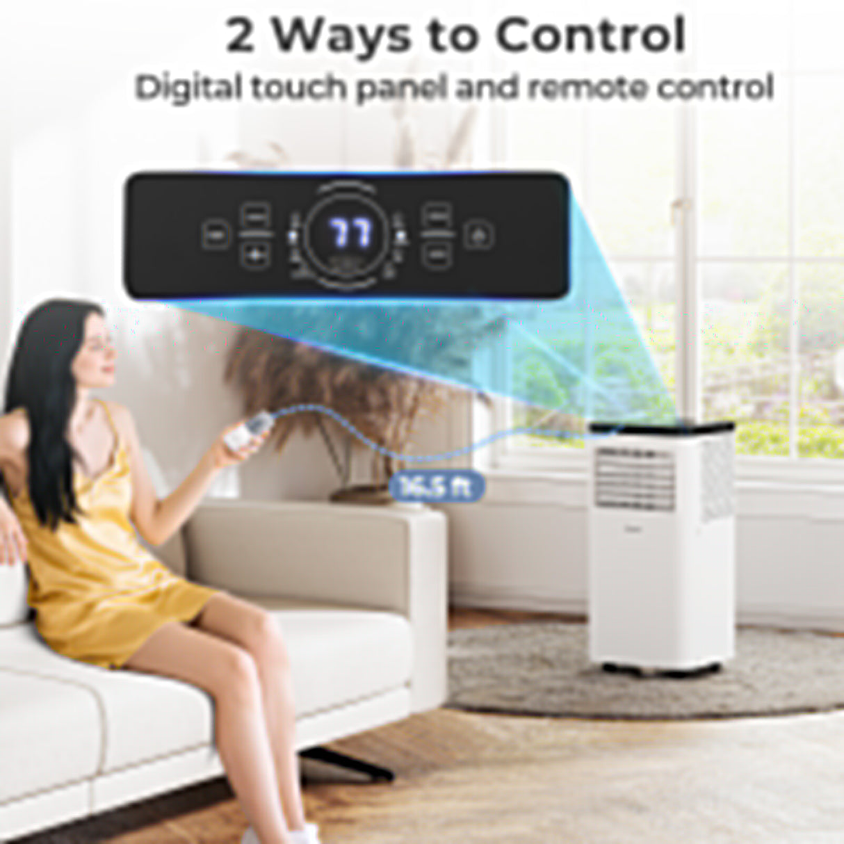 10000 BTU Portable Air Conditioner 3 in 1 Floor AC Unit