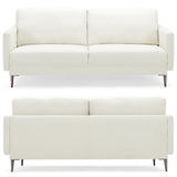 Modern Loveseat with Comfy Backrest Cushions
