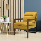 Single Sofa Chair with Extra-Thick Padded Backrest and Seat Cushion