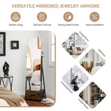 Jewelry Cabinet with Full Length Mirror