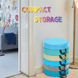 6 Pieces 15 Inch Round Toddler Floor Cushions for Kids