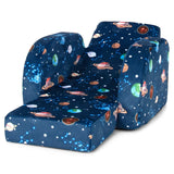 3-in-1 Convertible Kid Sofa Bed Flip-Out Chair Lounger for Toddler