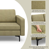 1/2/3/4-Seat Convertible Sectional Sofa with Reversible Ottoman-3